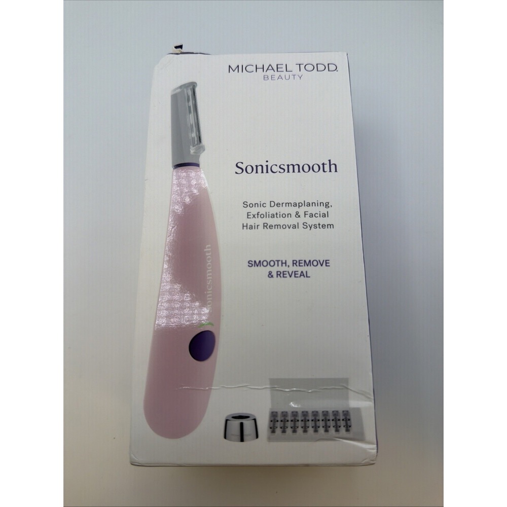 Michael Todd Beauty Sonicsmooth Dermaplaning Facial Hair Removal Pink